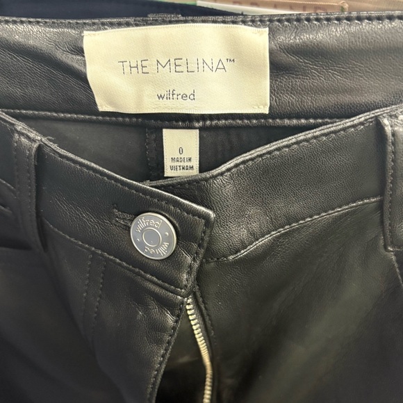 Aritzia Pants - Leather Pants
